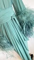 Blue Slate Sheer "Selene" Dressing Gown FINAL CLEARANCE SALE! Was $399.99, now $99.99 Image 4
