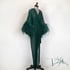 Deep Green Sheer "Selene" Dressing Gown 10% OFF DISCOUNT CODE: FEMMEFATALE Image 2