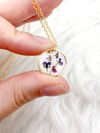 Purple + Pink Alyssum Necklace