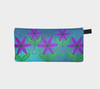 Blue Camas Flower Pencil Case