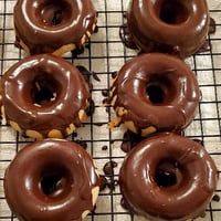 Chocolate glazed doughnut