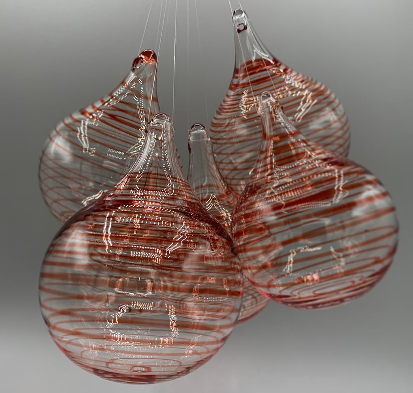 Spiral Ornament - Red