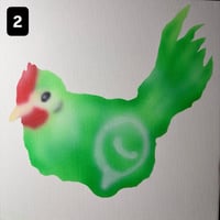 Image 3 of [Painting] whatsapp chicken