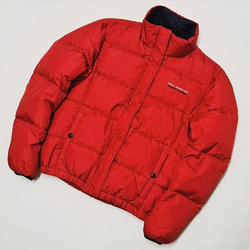 Image of RL Polo Jeans Co "Red" Down Puffer Jacket / Women's Small