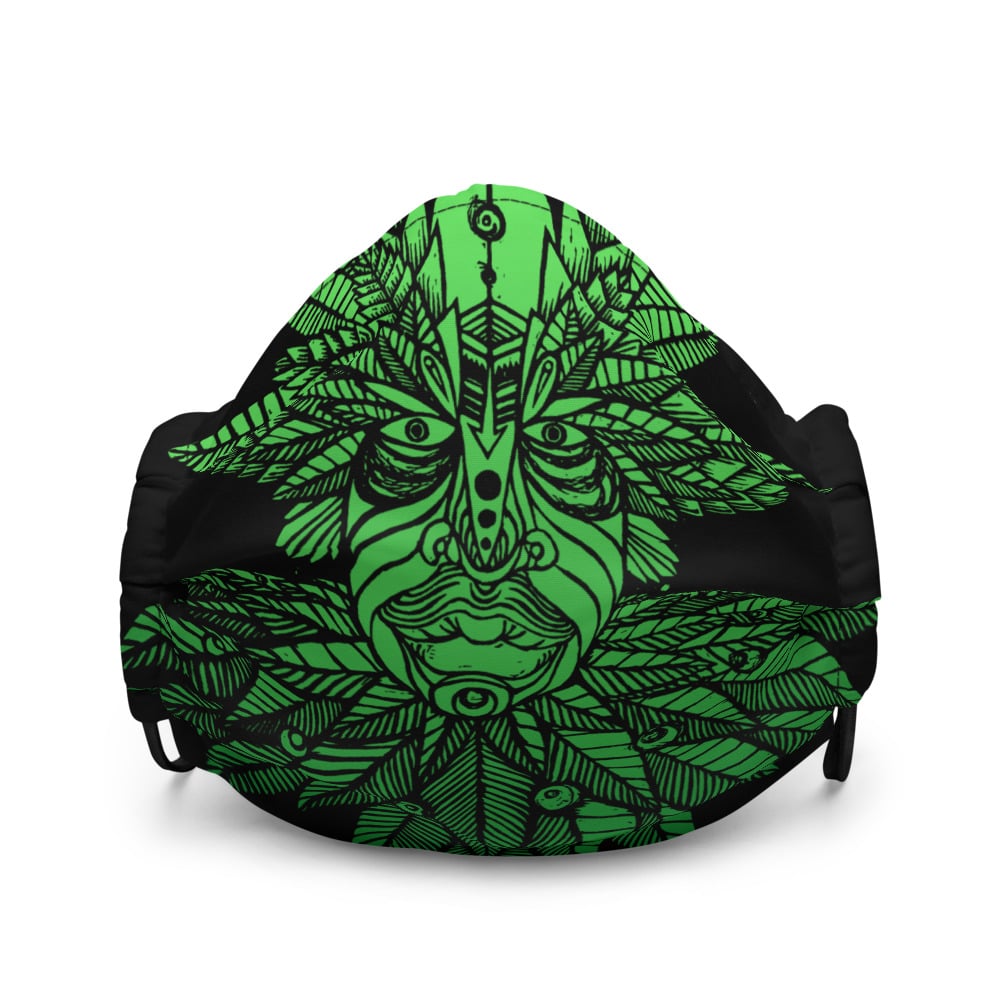 Image of Green Man Face Mask