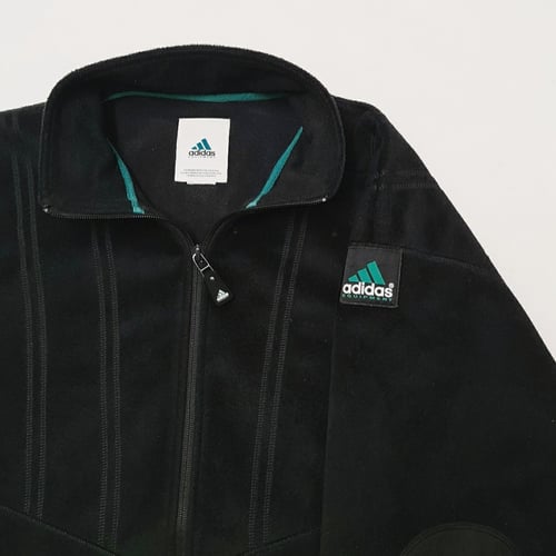 Image of Adidas EQT "Black Velvet" Fleece / Men's Small