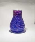 Blue and Fuschia vase 