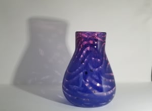 Image of Blue and Fuschia vase 