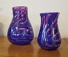 Blue and Fuschia vase