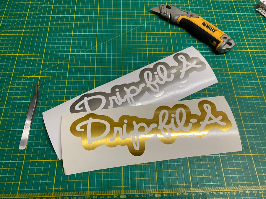 Image of 10” Drip-Fil-A decal 