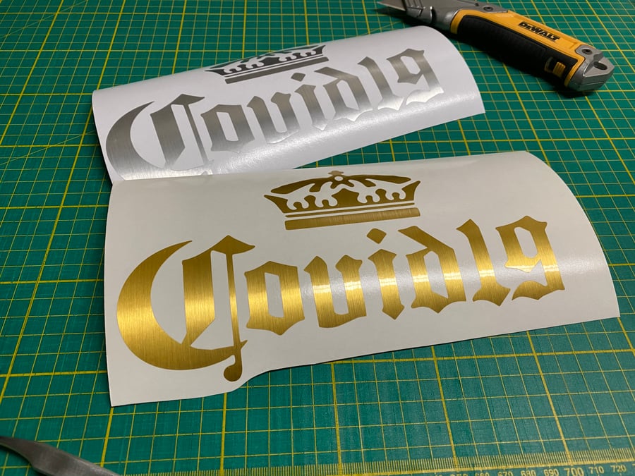 Image of 10” Corona decal 