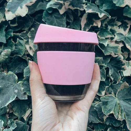 Image of 8oz Pink - Wave Glass