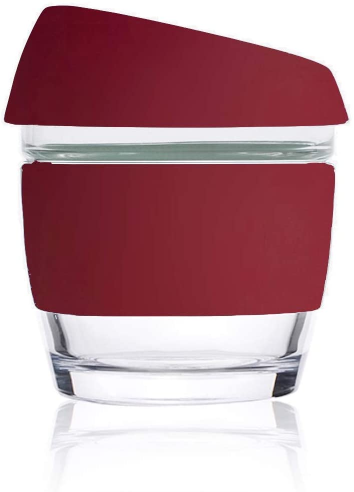 Image of 8oz Red - Wave Glass