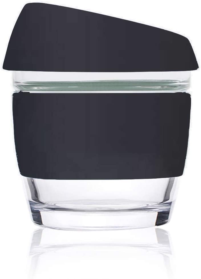 Image of 8oz Black - Wave Glass