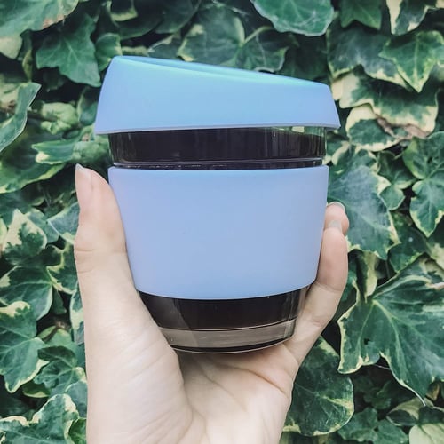 Image of 8oz Blue - Wave Glass