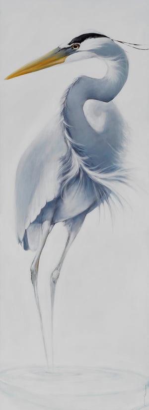Jaquie's Heron -Print by Miki Harder