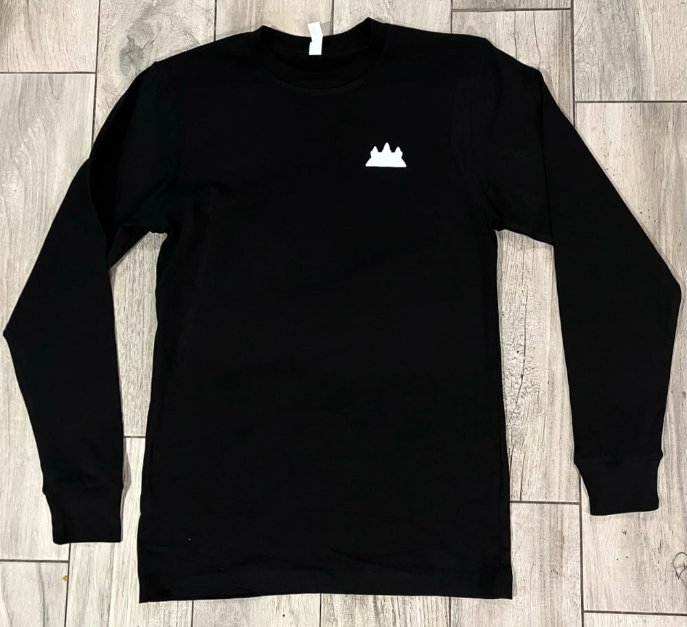 Image of Black Angkor Wat Long Sleeve Tee