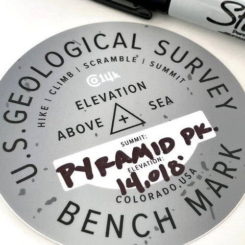 Image of Summit Marker Sticker