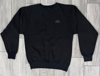 Black on Black Angkor Wat Crewneck Sweater