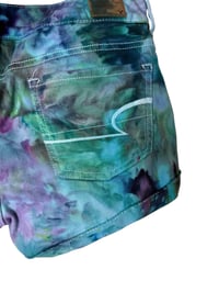 Image 6 of ♻️ UPCYCLED 4 American Eagle Cut Off Shorts in Cool Ice Dye