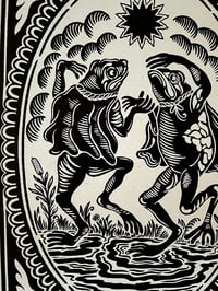 Image 3 of Dancing Frog Print 