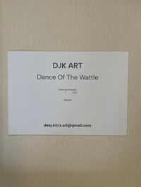 Image 3 of “Dance of the Wattle” A5 Print