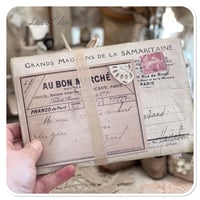 Image 4 of Vintage French envelope of lace samples and booklet