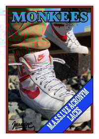 Image 3 of M.A.S.S.I.V.E White Shoelaces