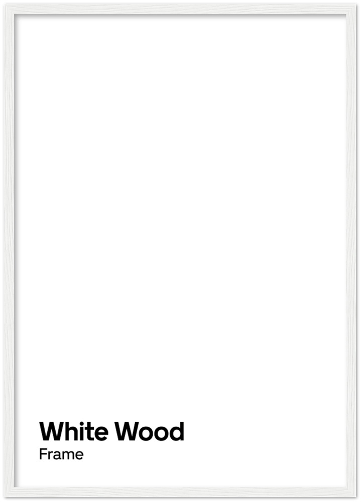 Image of White wood frame