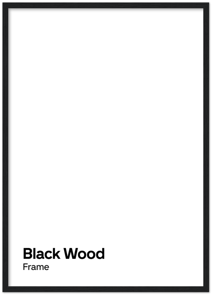 Image of Black wood frame