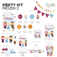 Image 1 of Party Kit Frozen 2 Impreso