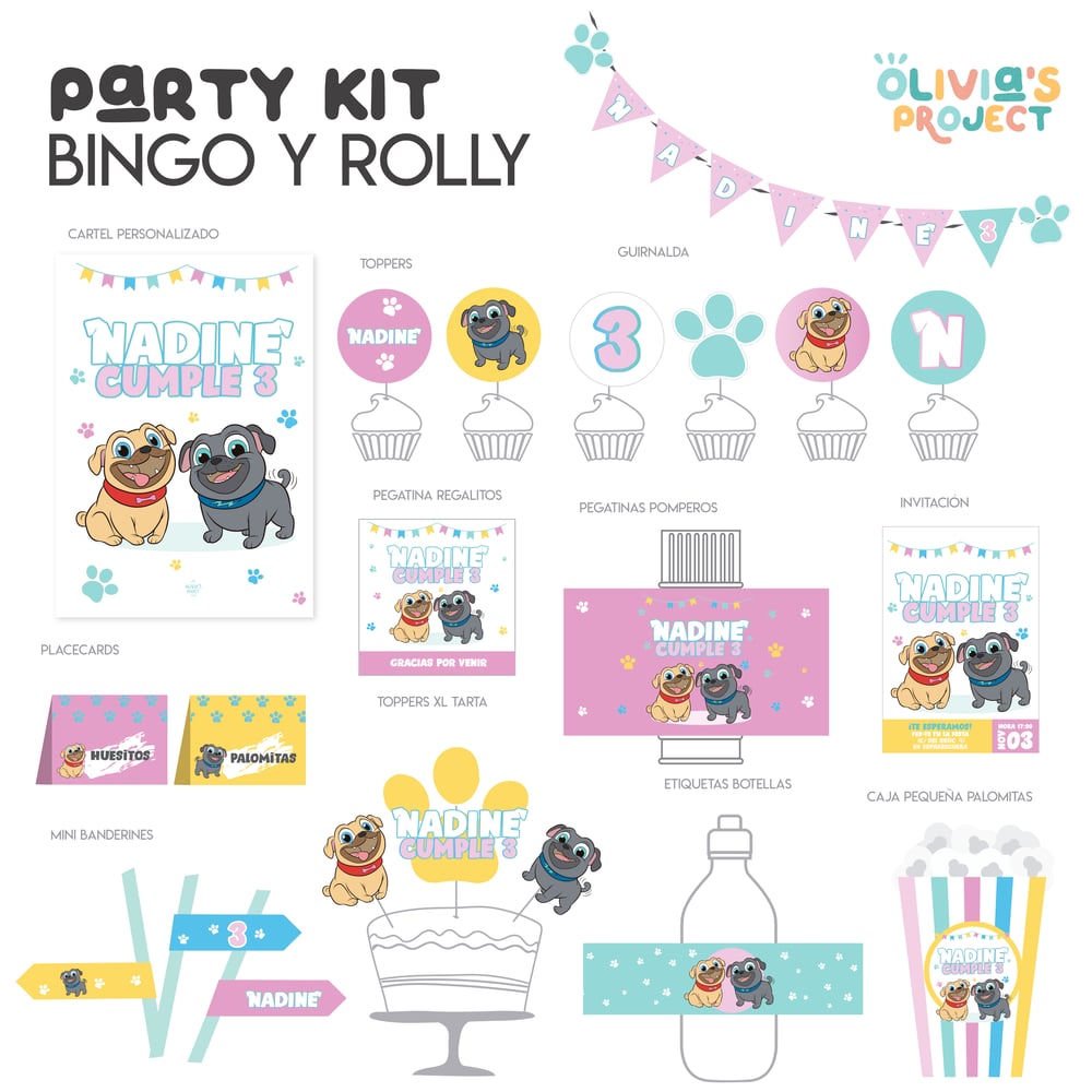 Image of Party Kit Bingo y Rolly