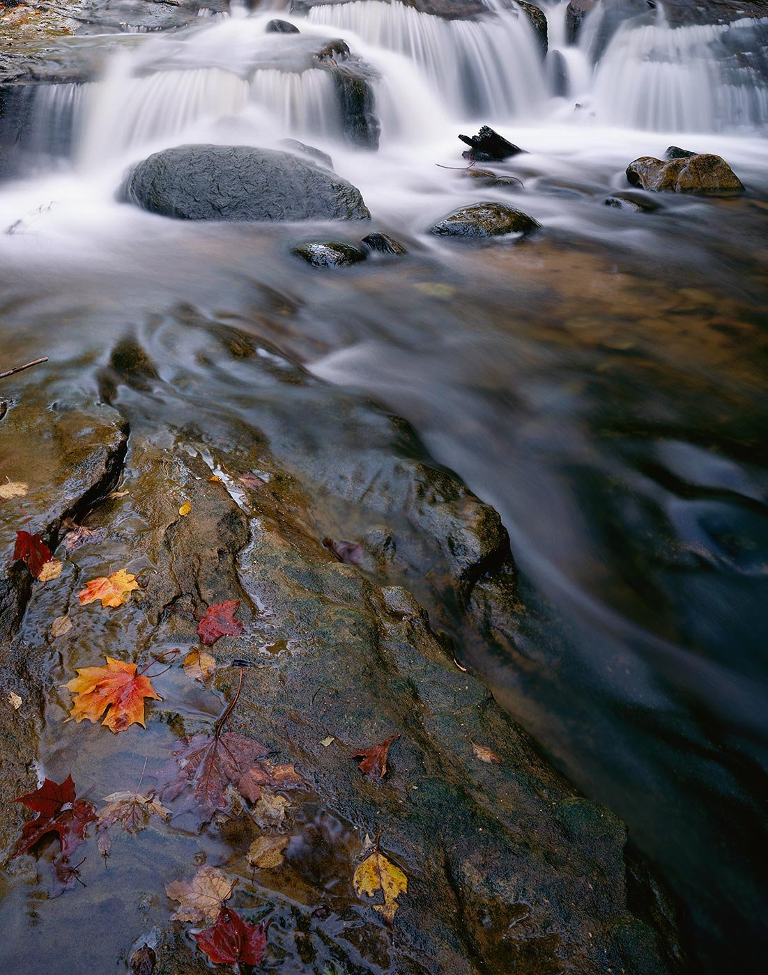 Image of Sable Falls Detail, Pictured Rocks National Lakeshore, Michigan