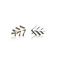 Image 2 of pine shine stud earrings