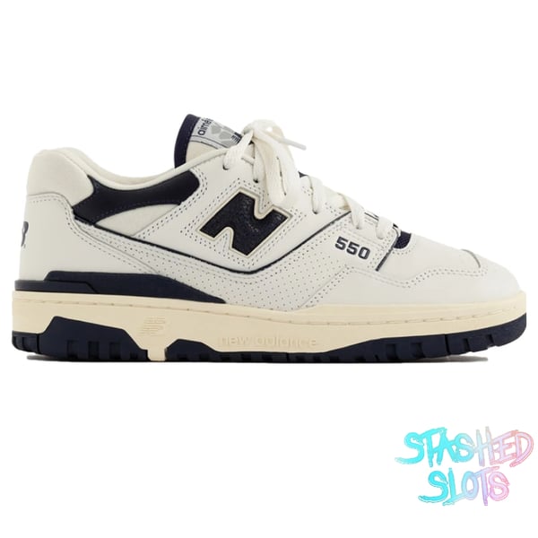 Image of New Balance 550 Aime Leon Dore White Navy | Raffle Entry