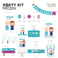 Image 1 of  Party Kit Frozen Impreso