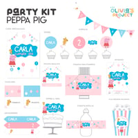 Image 1 of Party Kit Peppa Pig impreso