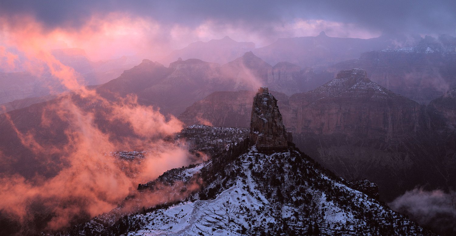 Image of Canyon Snowstorm at Dawn, Grand Canyon National Park, Arizona