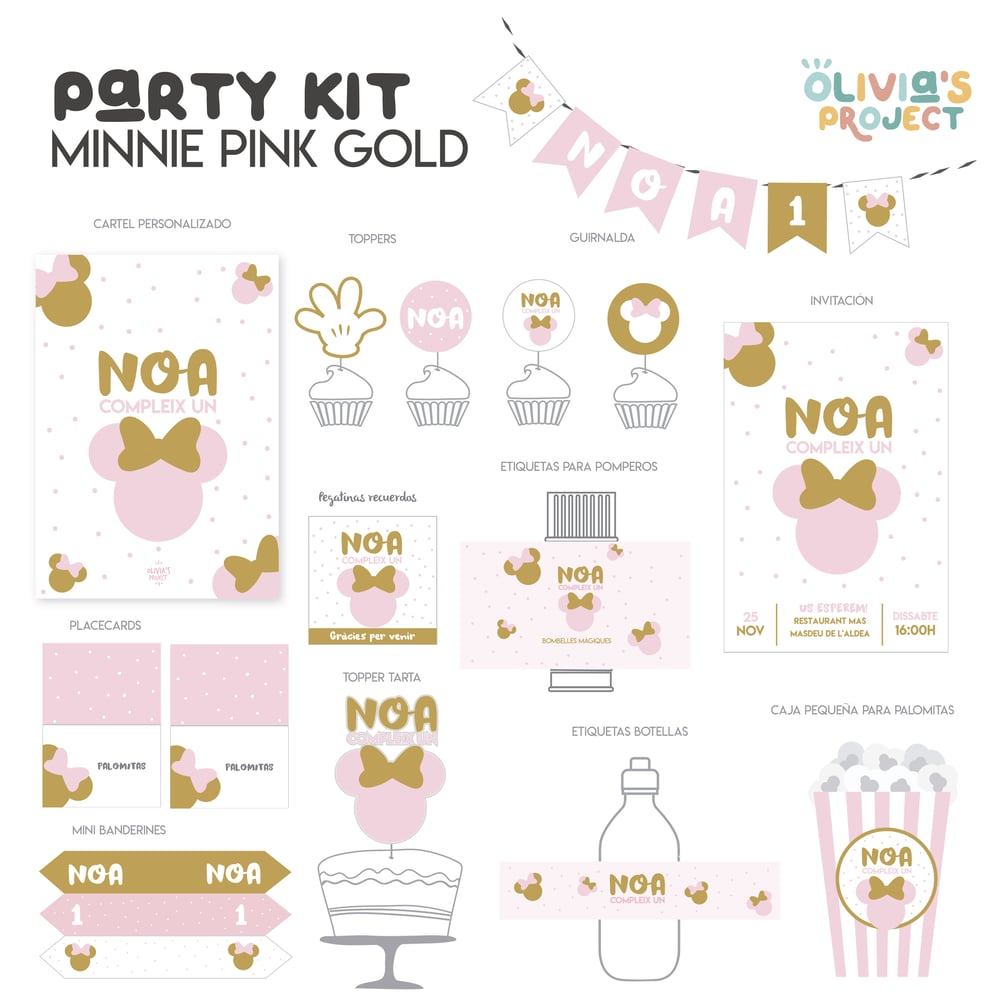 Image of Party Kit Minnie Impreso