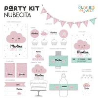 Image 1 of Party Kit Nubecita Impreso