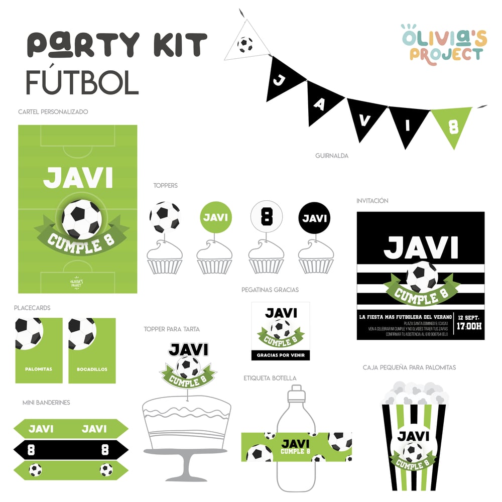 Image of Party Kit Fútbol Impreso