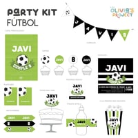 Image 1 of Party Kit Fútbol Impreso