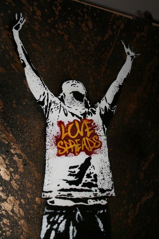 Image of "Love Spreads" - Gold