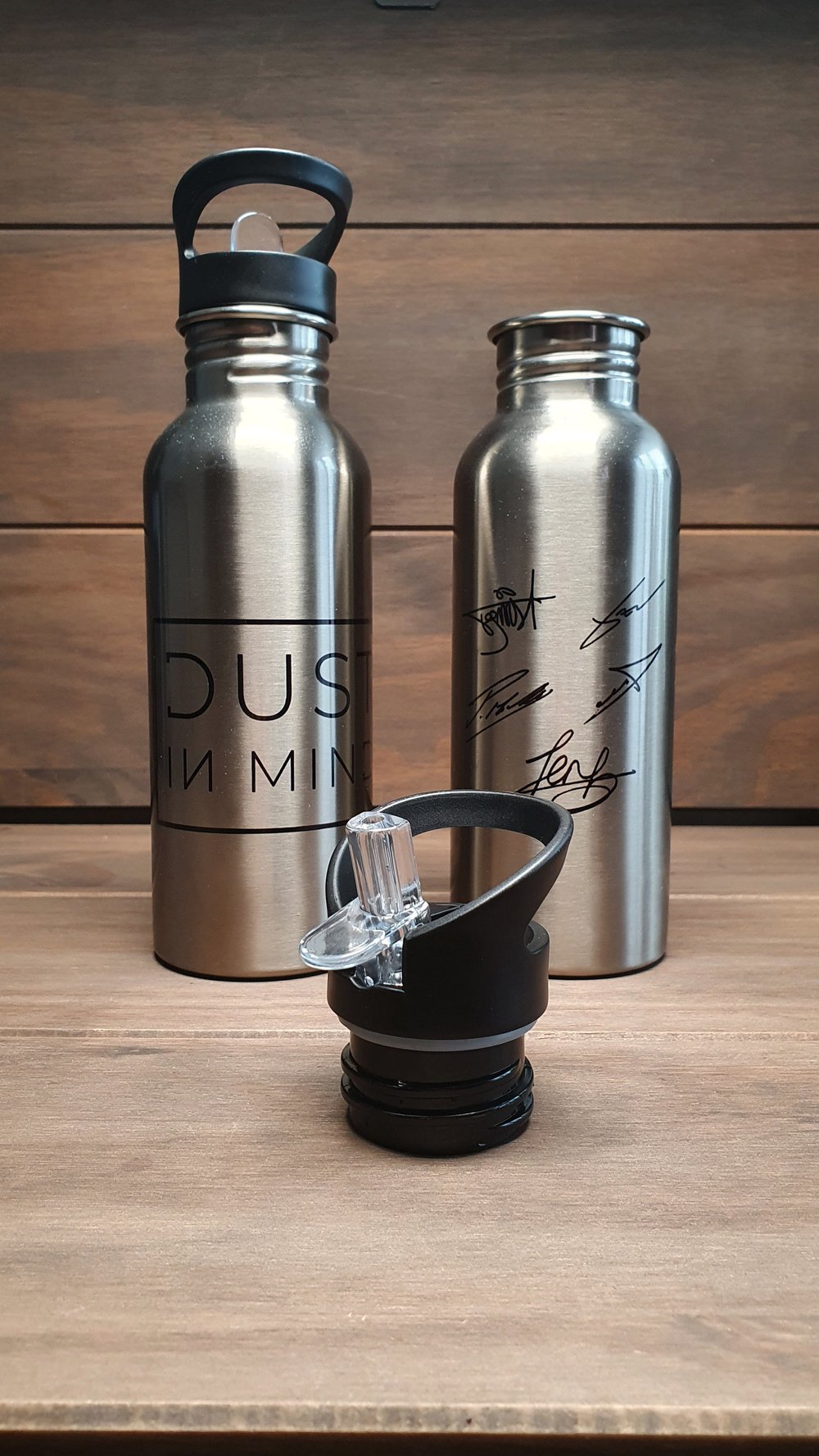 Reusable bottle (60cl / Stainless steel) with Logo / Signatures