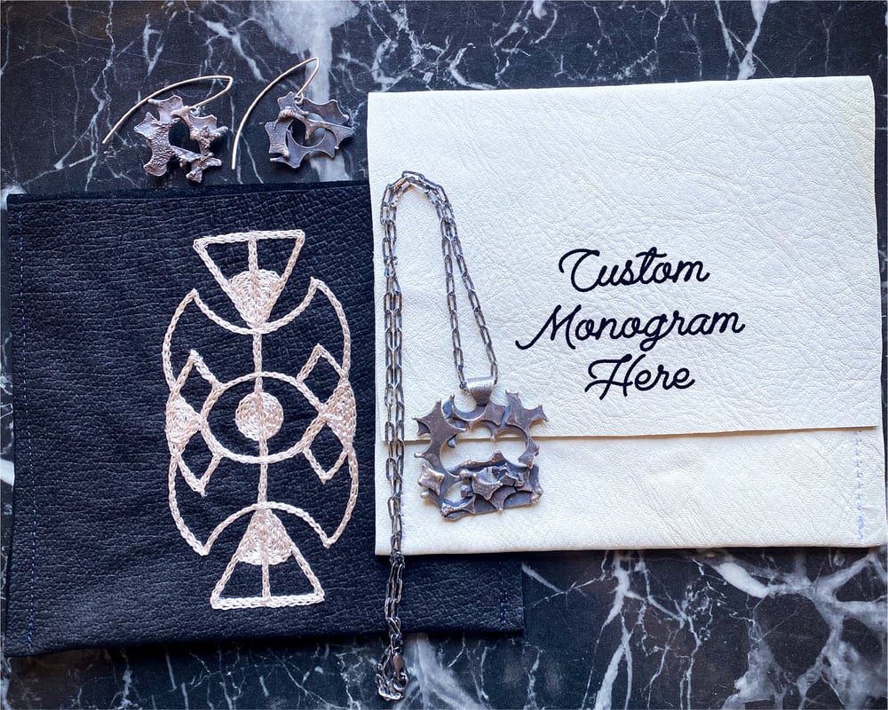 Image of Fulcrum Jewelry + Psychic Stitch Pouch