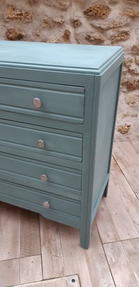 Image 5 of Commode vintage bleue 