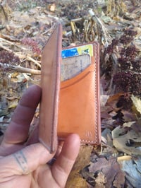 Image 4 of 8 card vertical folding wallet