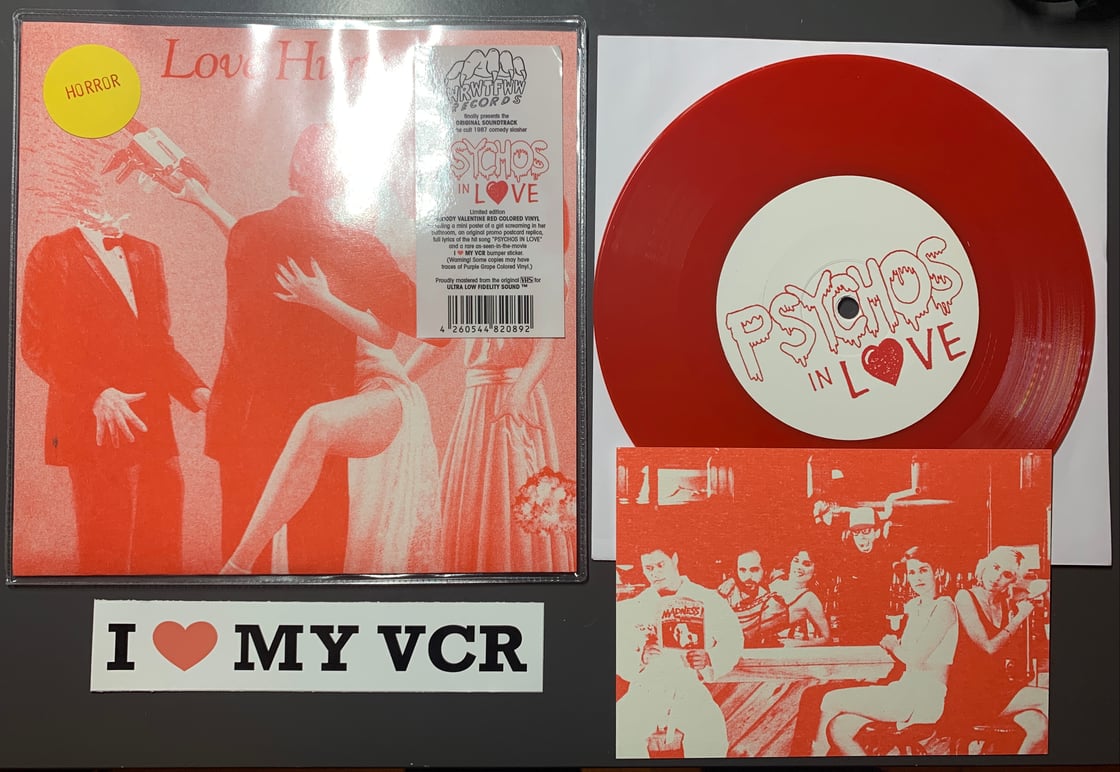 Image of Psychos in Love soundtrack on colored vinyl