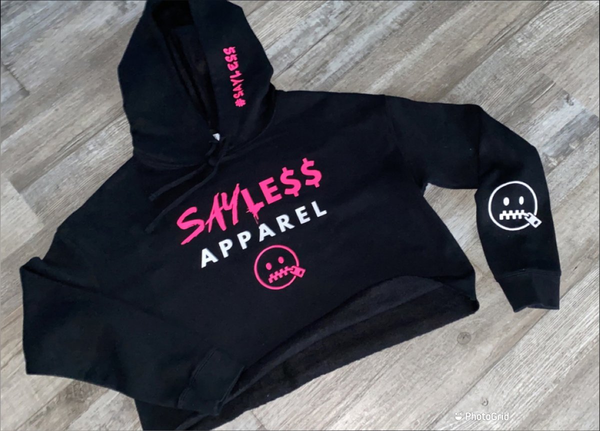 Say Less Apparel Crop-Top Hoodie | SayLess Apparel