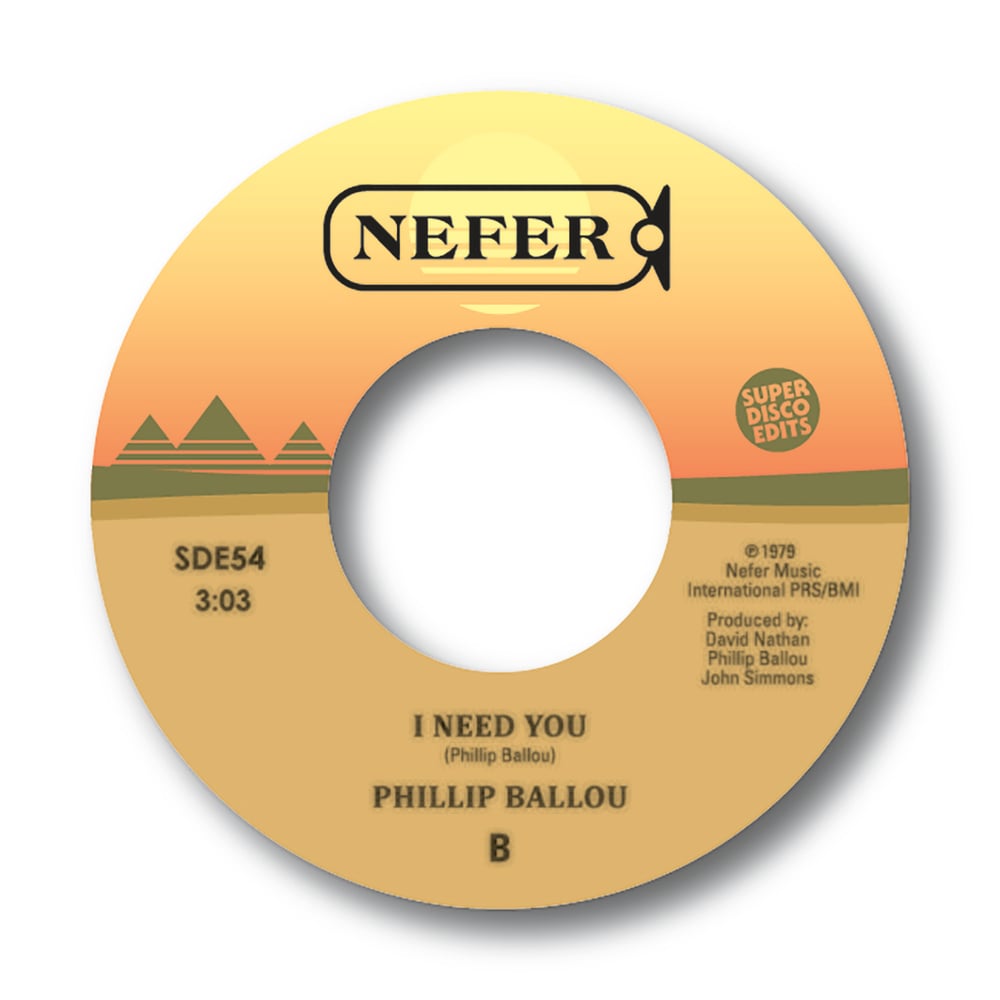 Phillip Ballou "We'll be together"/"I need you" Nefer 45 